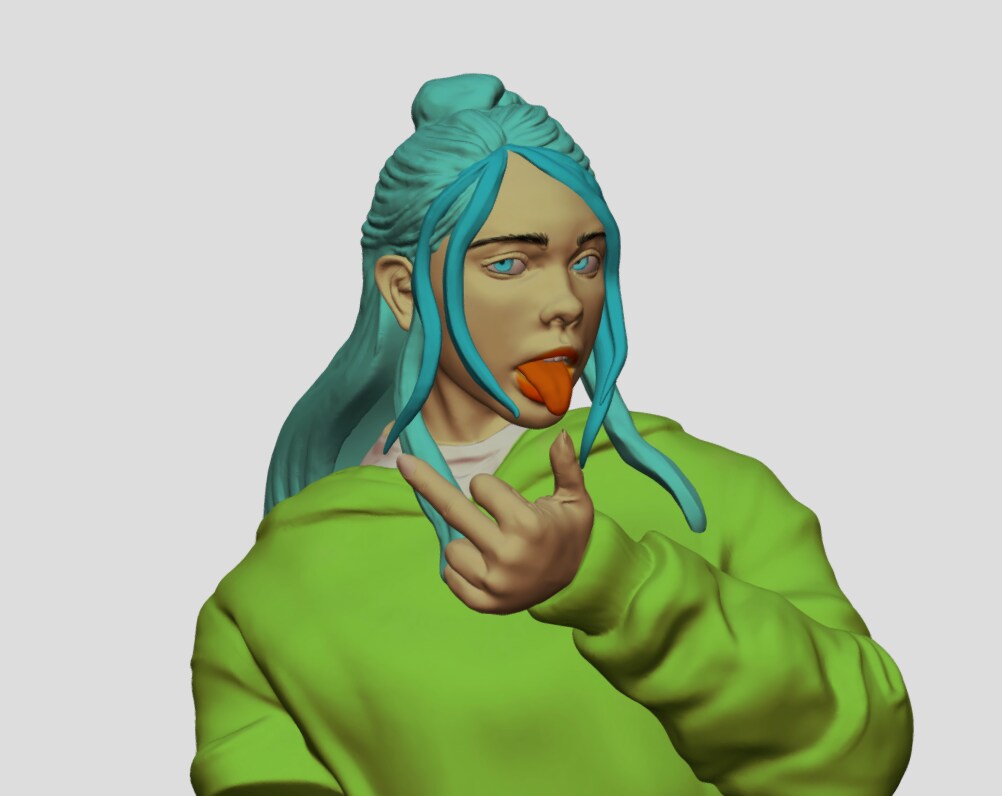 イラストなどからフィギュアの3Dデータを作成します イラストなどから立体化します。簡単な着色や代理での造形も可能 イメージ5