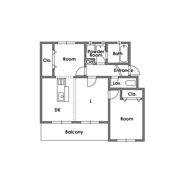 手描きやCADの間取り図をイラレでトレースします チラシやネット掲載用に。住宅・不動産会社で広告制作経験あり イメージ7
