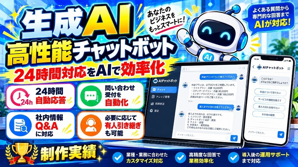 AI活用で高効率・短納期のプログラムを開発します プログラミング経験20年のベテランがAIをフル活用して制作 イメージ2