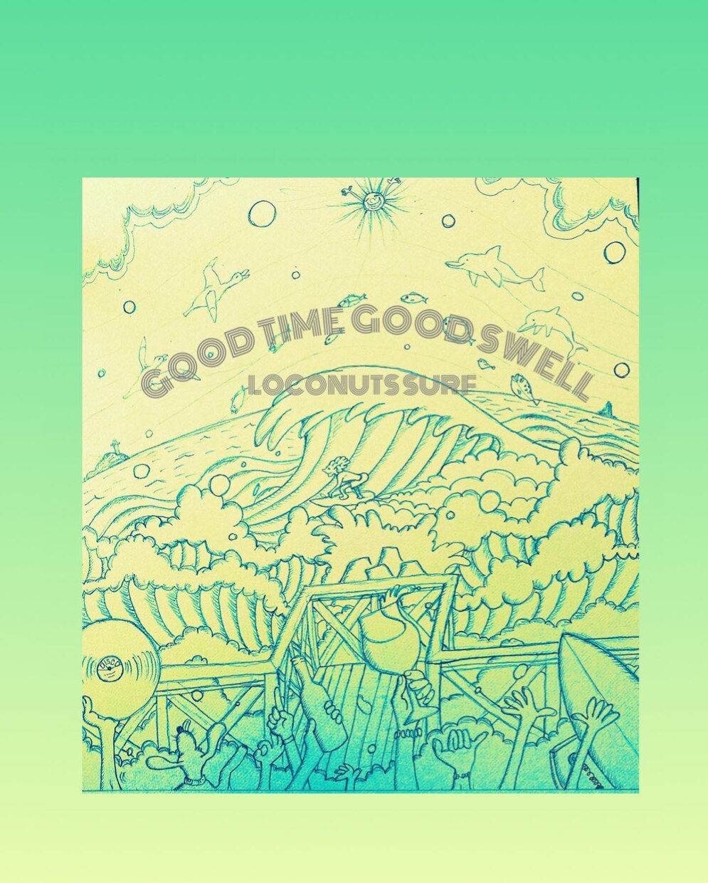 海、ハワイ、サーフスタイル好きの方にお勧めします フリーハンドで描いたイラストや絵、ロゴなどをご提供しています イメージ2