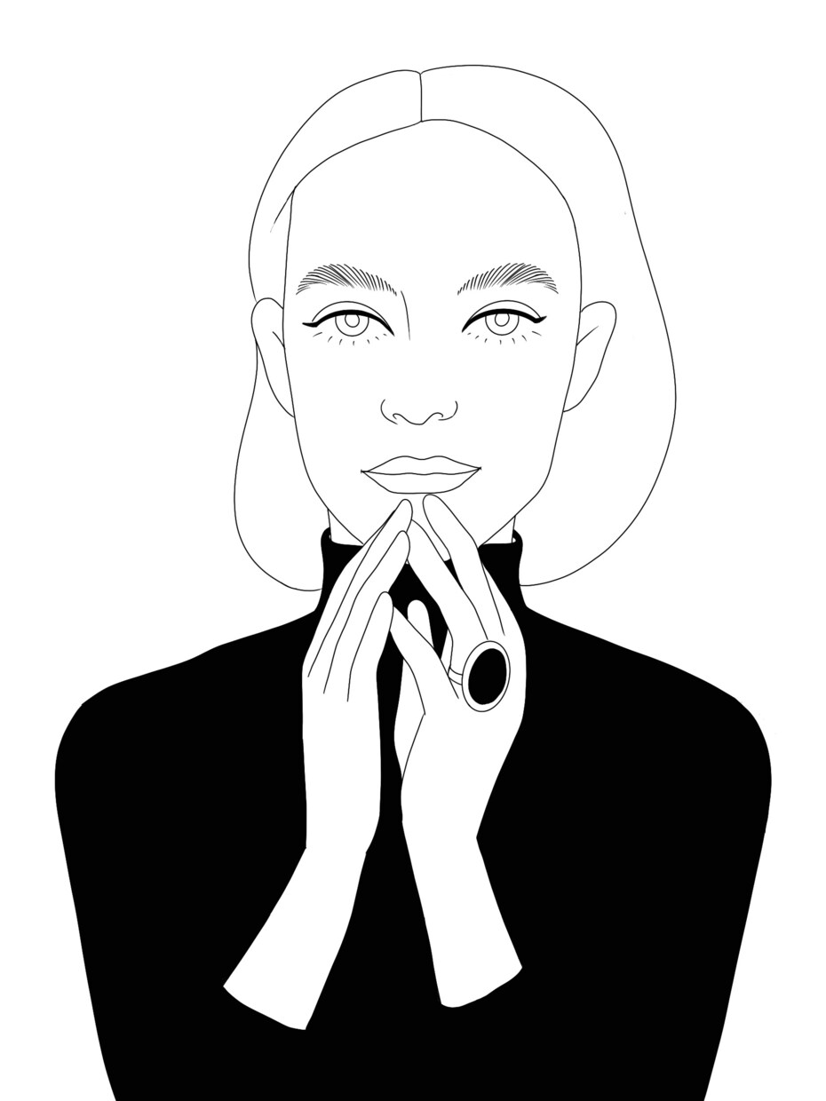 線画でイラストを作成します シンプルでおしゃれな雰囲気のイラストを作成します。 イメージ3
