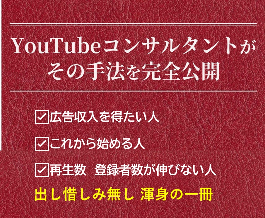 PDF★YouTubeコンサルが手法完全公開します 登録者・視聴回数アップする手法 初心者も簡単デビュー！特典付 イメージ5