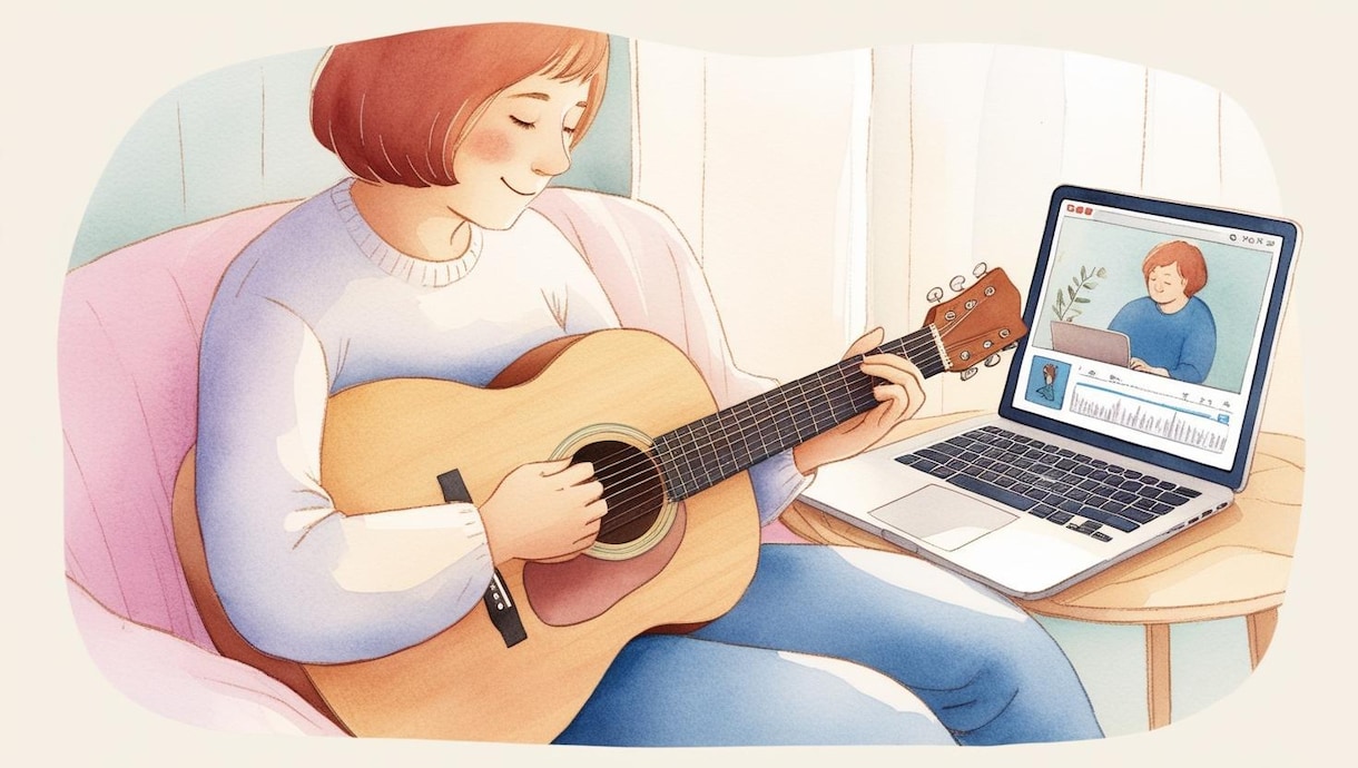 ギター演奏、動画でレクチャーいたします 〜弾きたかったあの曲、弾けるようになります〜 イメージ1