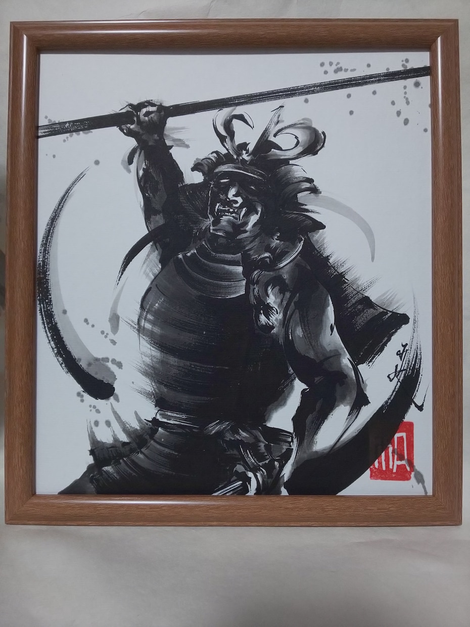 墨絵で描く戦国武将売ります 国内外で活躍する絵師が貴方の為に1から作ります。 イメージ5