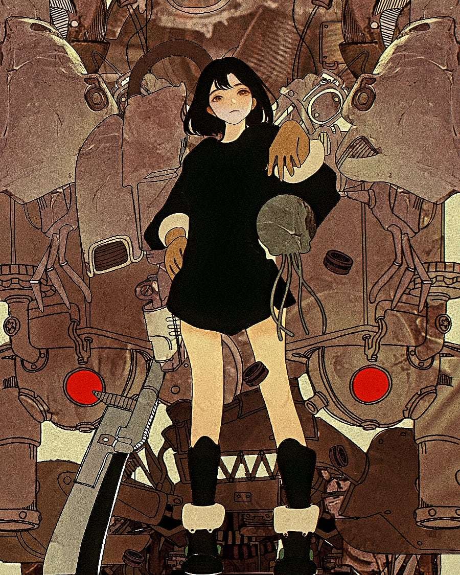デフォルメされたメカと人を描きます 挿絵やアイコン等イラストが必要な方向けです イメージ4
