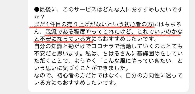 ココナラ初心者限定⭐️売り方の基礎をお伝えします 特典付き⭐️30日間あなたの傍で応援❣️悩みを取り払います イメージ3