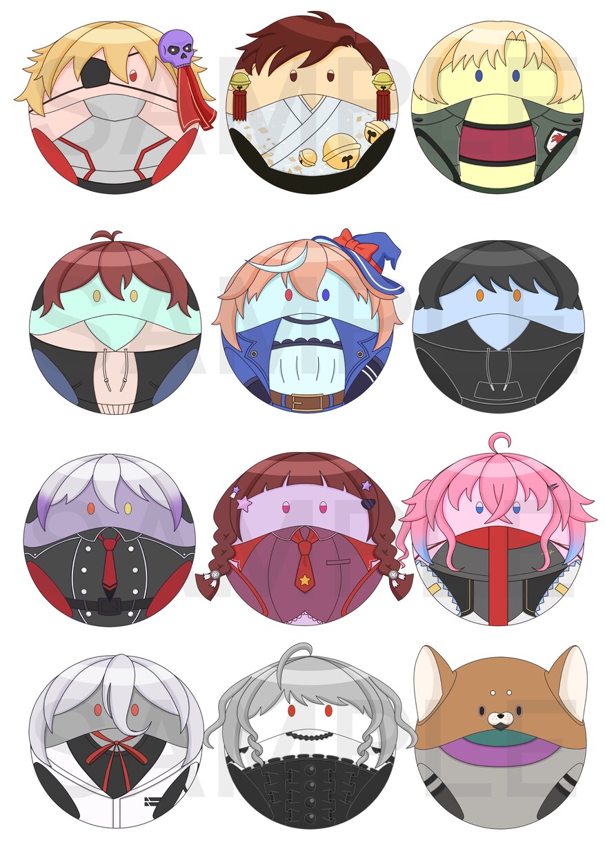 ミニキャラ(SD)アイコン【顔のみ／胸上】描きます 「顔のみ／胸上」構図のゆるかわアイコンを.☆.｡.:*・° イメージ8