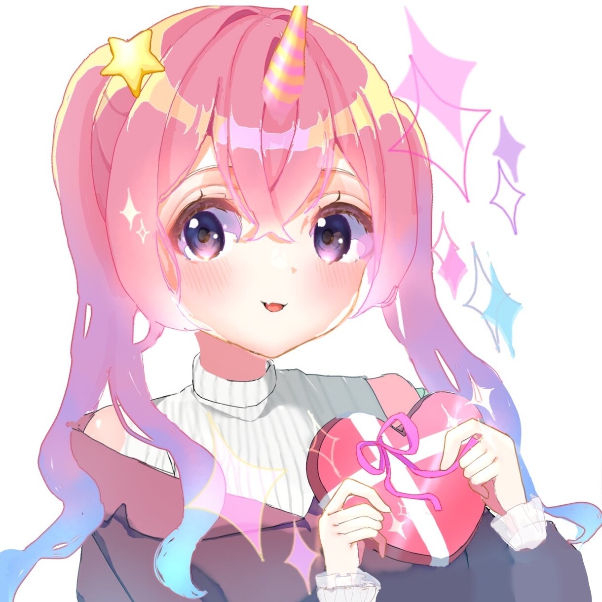 かわいい歌ってみたイラスト、アイコン等描きます 動画用、配信用イラスト、サムネイル等イラスト全般可能です♡⃛ イメージ1