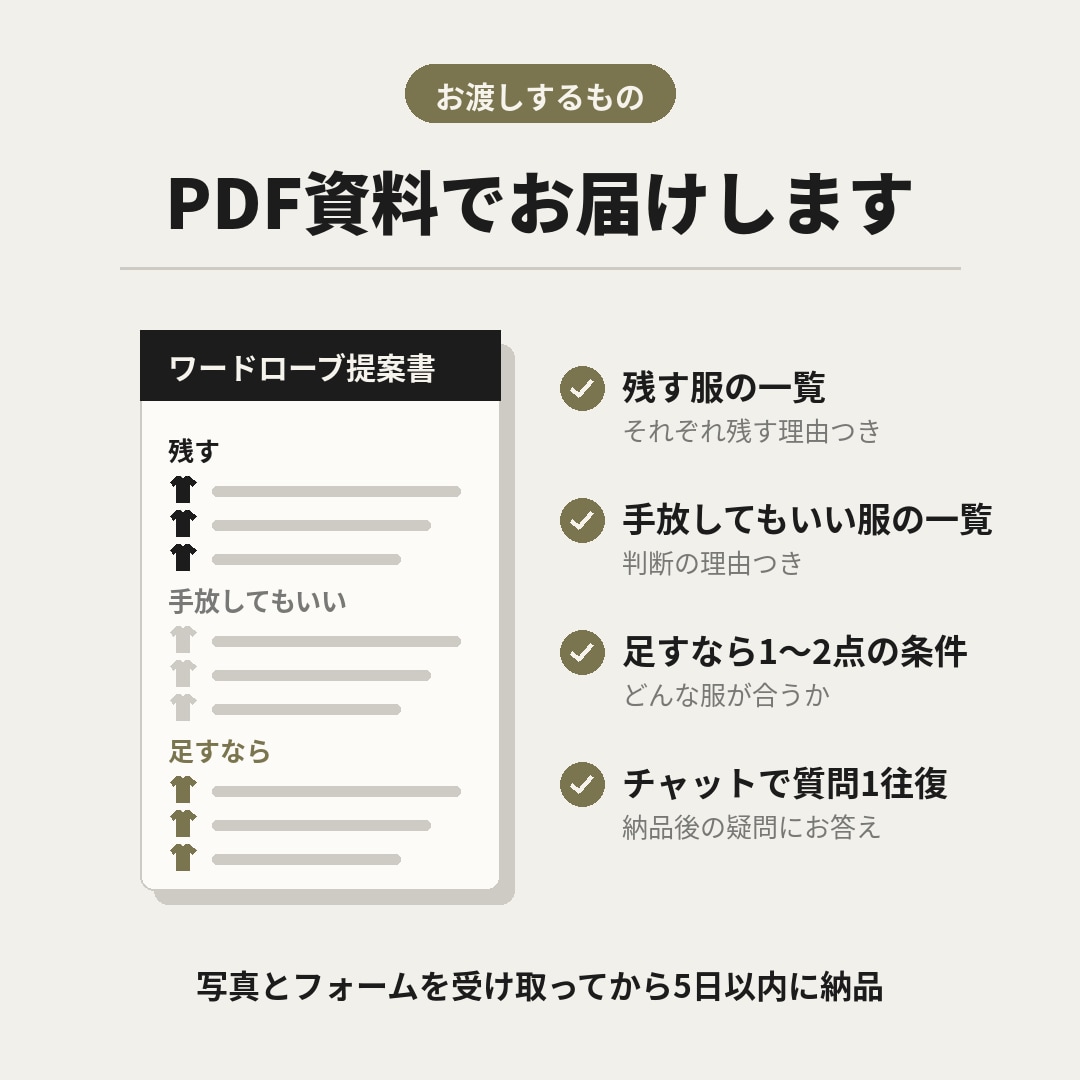 元アパレル店員がメンズのクローゼットを整理します 【モニター価格】20着で足りた私が、迷わない服選びを提案 イメージ2