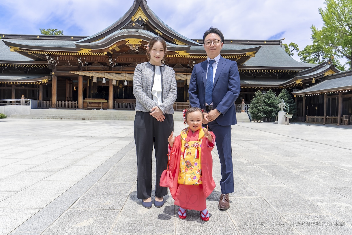七五三・お宮参りを自然な表情で撮影します 神社の空気ごと残す、自然体の記念写真 イメージ2