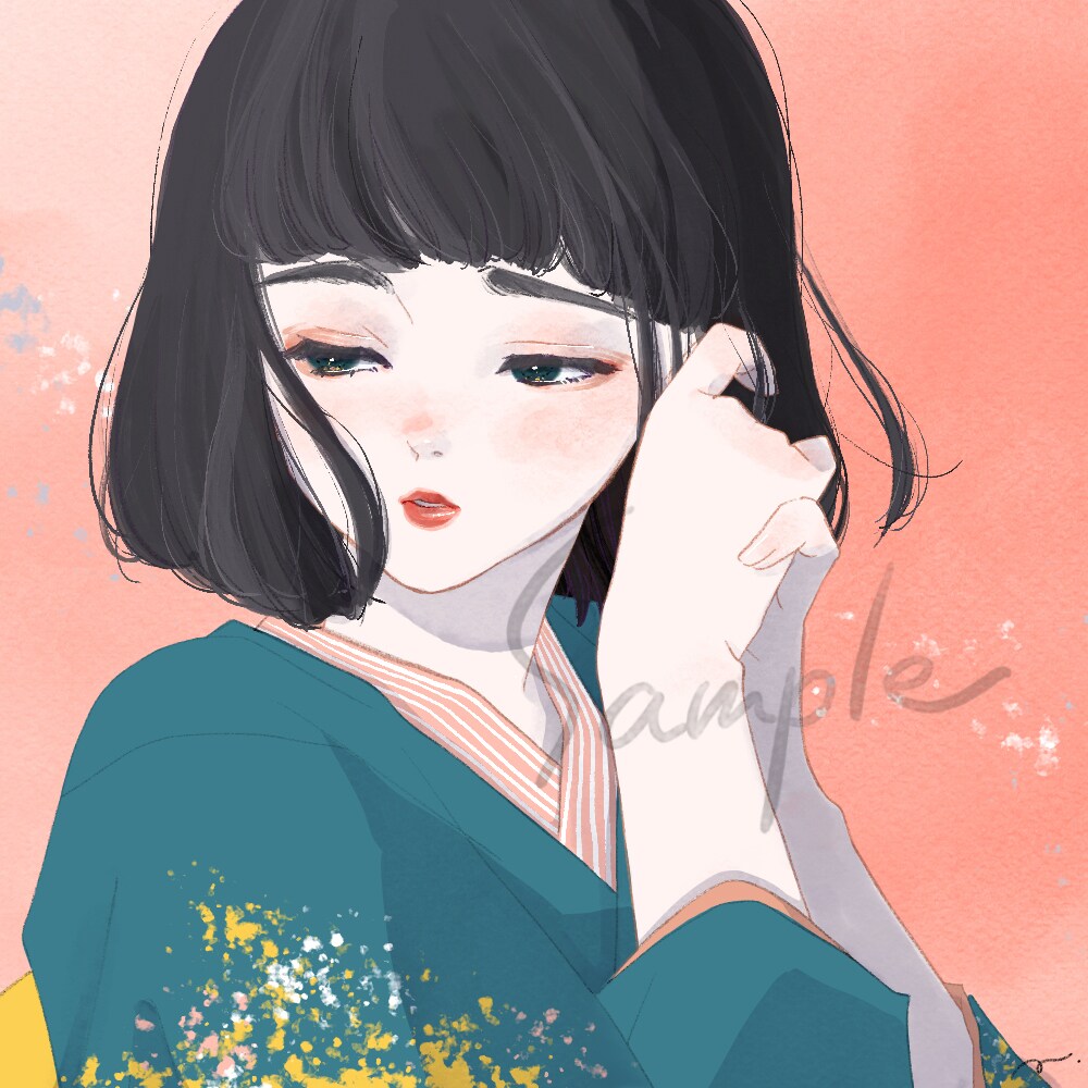 SNSアイコンに！女の子イラスト描きます 魅力的な女の子イラストをお描きします イメージ3