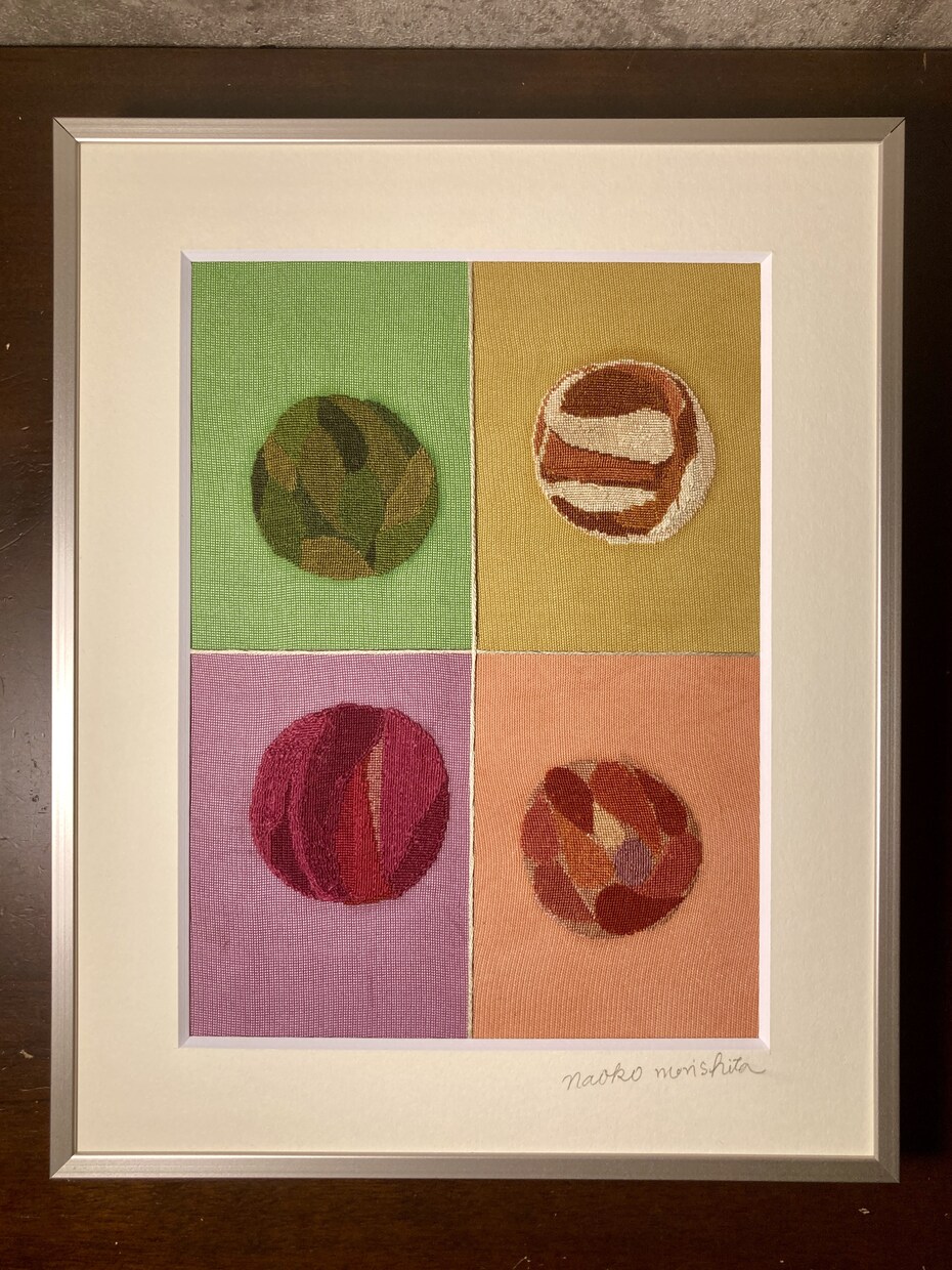 オリジナル図案を癒しの色彩で手刺繍します ／イメージの図案は出来るだけ再現いたします イメージ10