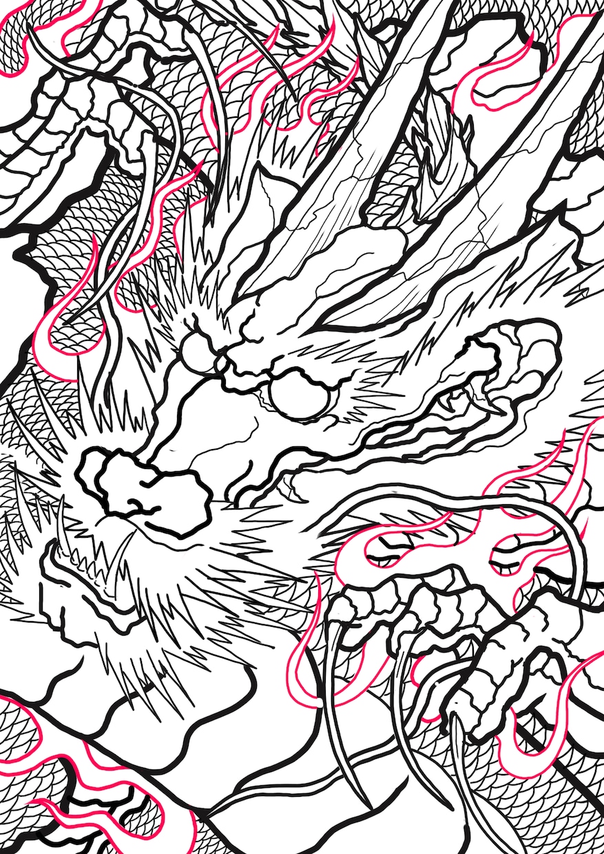 TATTOOフラッシュ作成いたします 至極の一点をお求めの方に必須です。 イメージ1