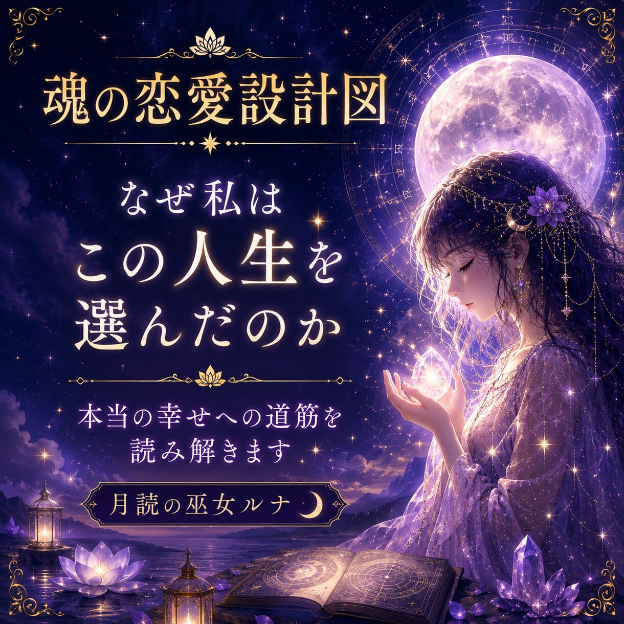 魂の恋愛設計図を読み解きます なぜその恋を選ぶのか。本当の幸せへの道筋を視ます イメージ1