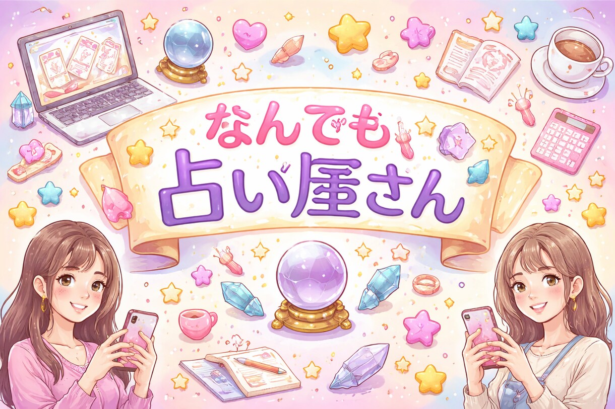 恋愛、人生、仕事、なんでも占います 恋愛、人生、仕事、なんでも占います。 イメージ1