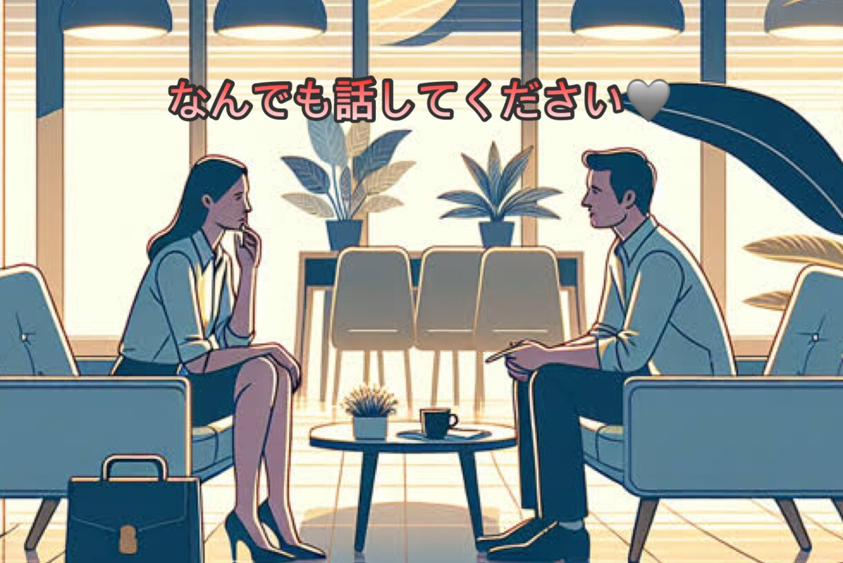 あなたに寄り添い悩んでいることを解決します わかりあえない男女の悩みは異性へ聞くのが一番 イメージ1