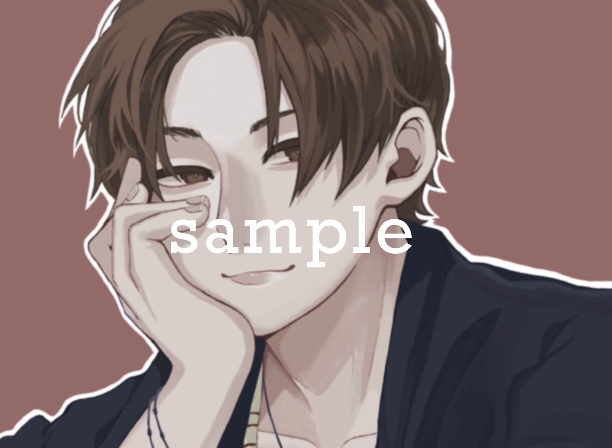 SNS用アイコン(またはヘッダー)を作成します 単体絵(※人外を除く)・夢絵(※)なんでも大丈夫です。 イメージ8
