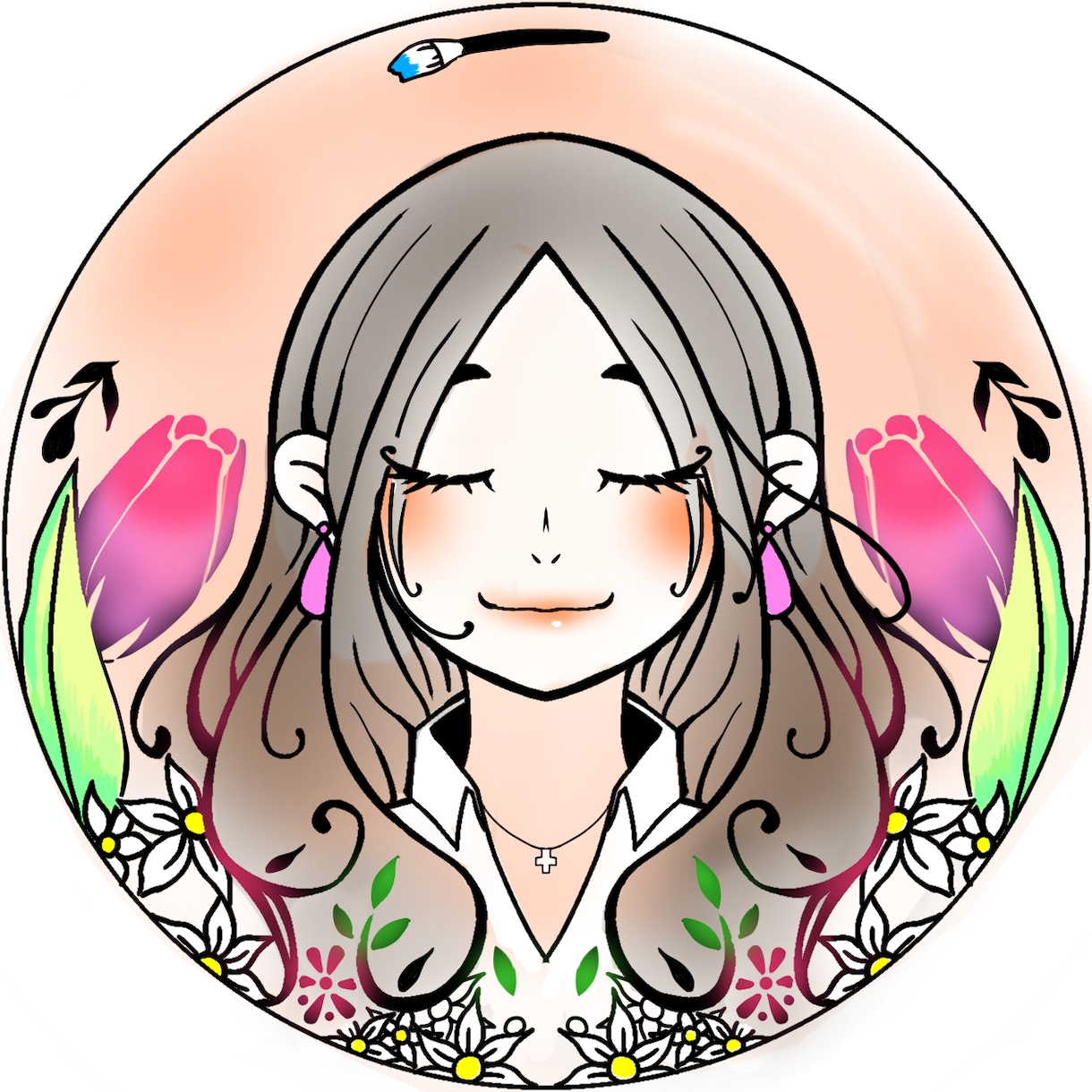 アイコンとヘッダーをセットでお描きします アイコンヘッダーを統一してあなたの"好き"をアピール イメージ2