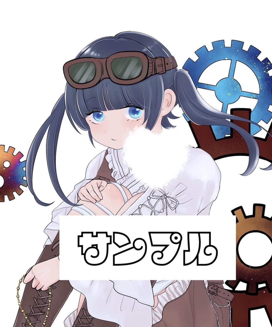 印象的な立ち絵かきます きらきらした子が得意です/透明感イラスト イメージ2