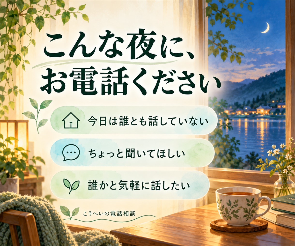シニアのお話と運動習慣の悩みを優しくお聴きします 5分から歓迎。70代の健康運動指導士と、あなたのペースで イメージ2