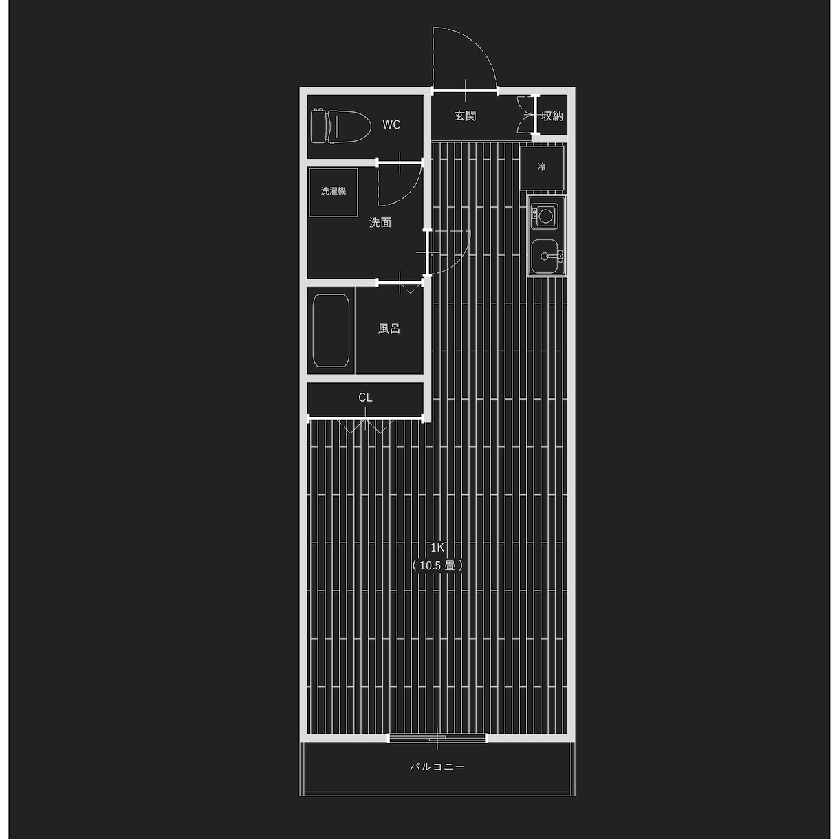 見やすいおしゃれな間取り図を作成します 手書き・写真・PDFから、分かりやすい間取り図に仕上げます イメージ4