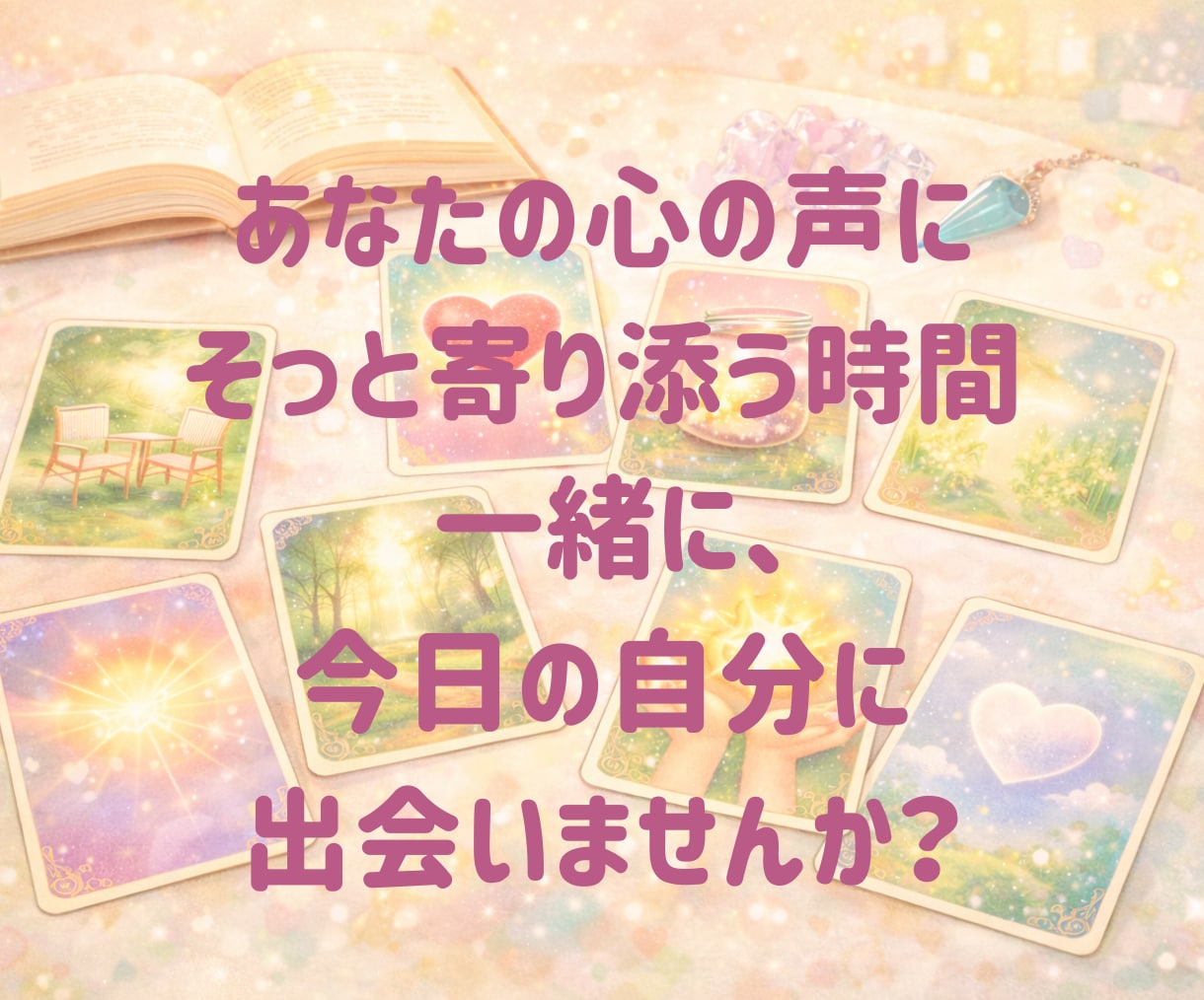 自己対話セッション✨心の整理をお手伝いします カードと対話で心の声に気づける安心の時間を！ イメージ10