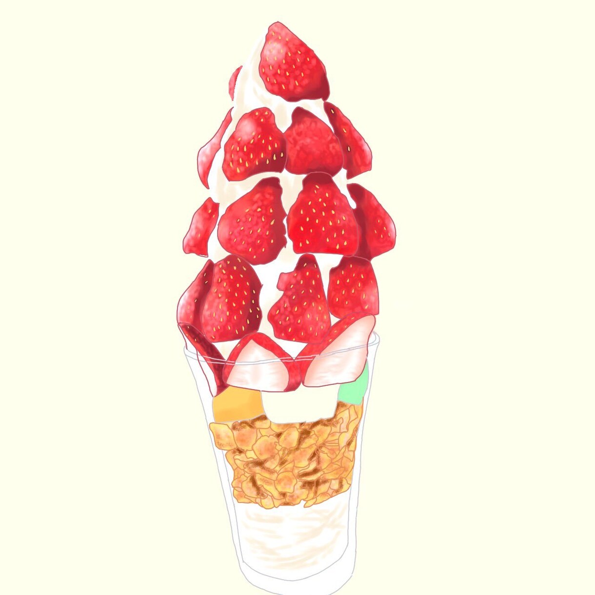 食べ物を美味しそうに描きます メニューの挿絵や広告宣伝にどうですか？ イメージ1