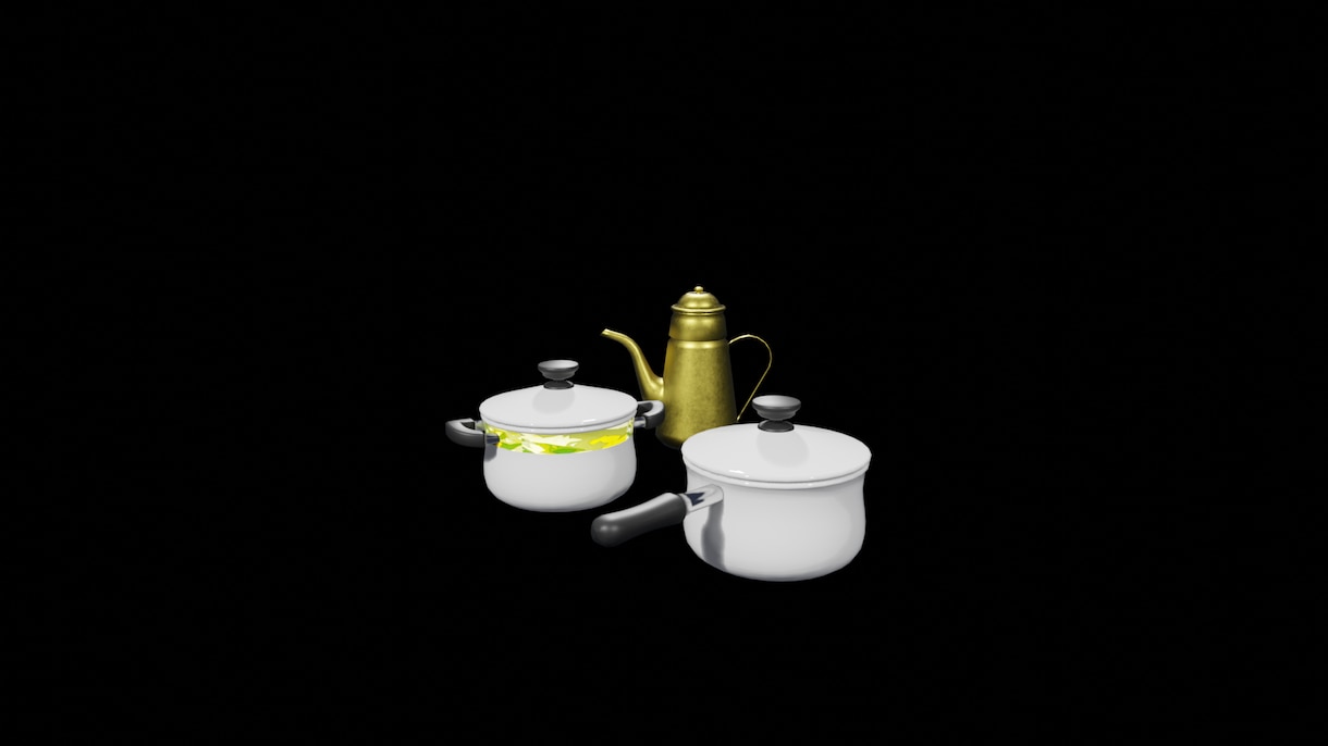 VRchat、クリスタ用等、3D素材制作承ります 小規模モデルなら24時間以内に納品可！スピード対応致します！ イメージ7