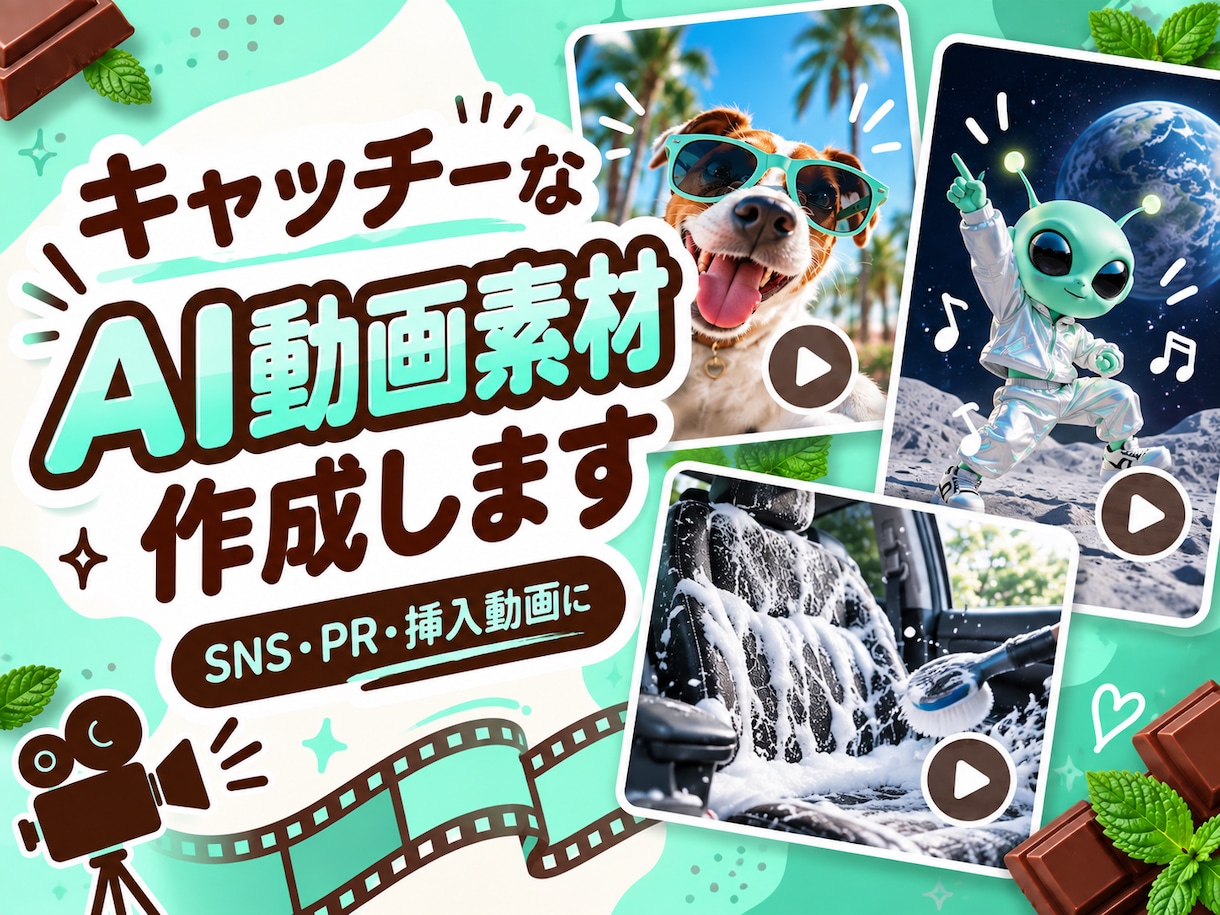 5秒からOK！冒頭や挿入用のAI動画素材作成します 多数の企業案件経験あり！180万回再生超えのプロクリエイター イメージ1