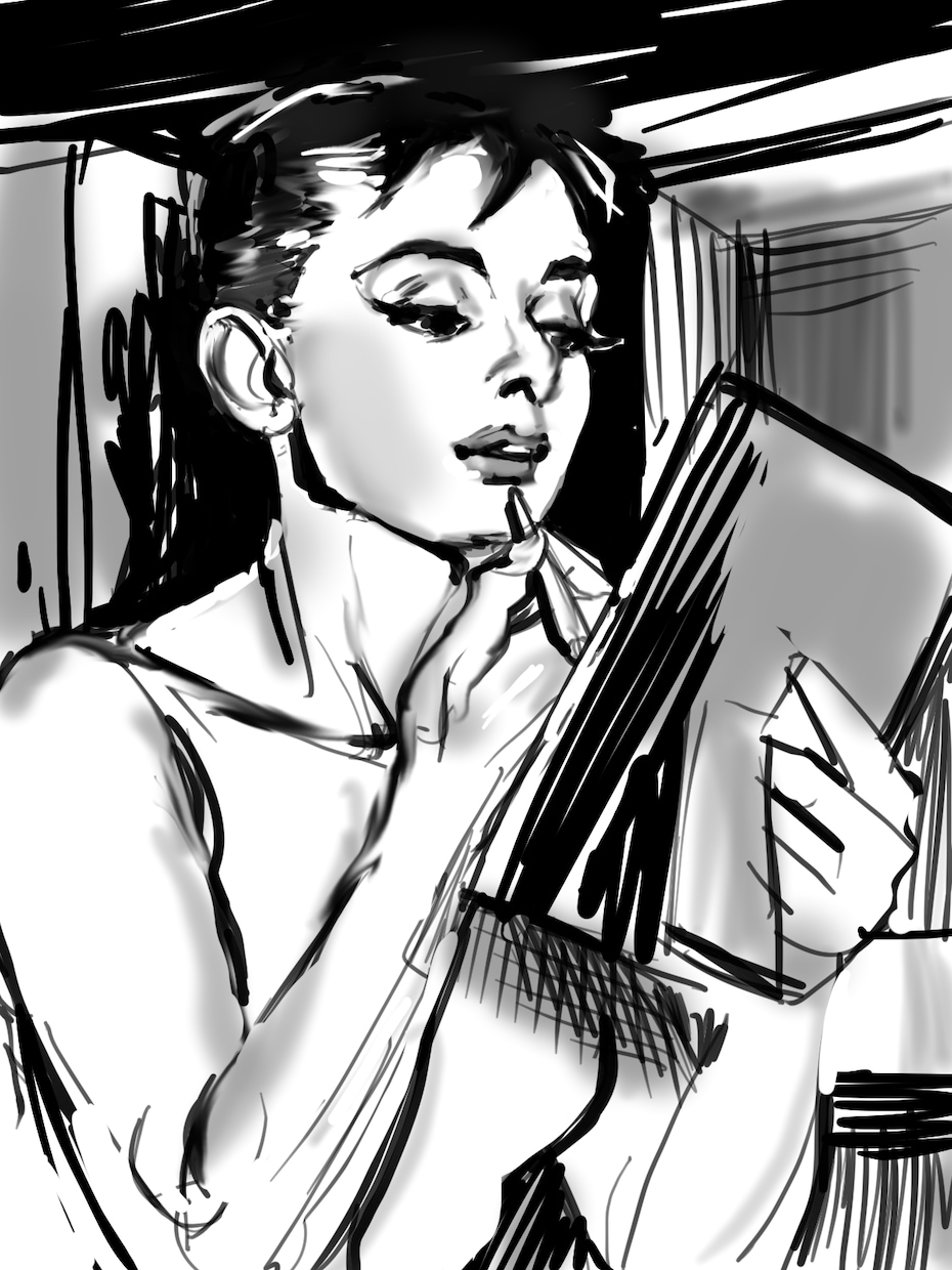 遠目で見てもわかるような似顔絵をかきます 精一杯描きます。線画メインです！ イメージ2