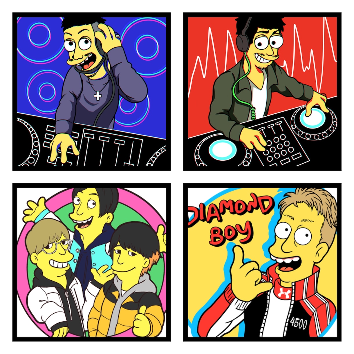 お好きなキャラクター風の似顔絵を描きます SNSアイコン用やプレゼントにもオススメ！ イメージ2