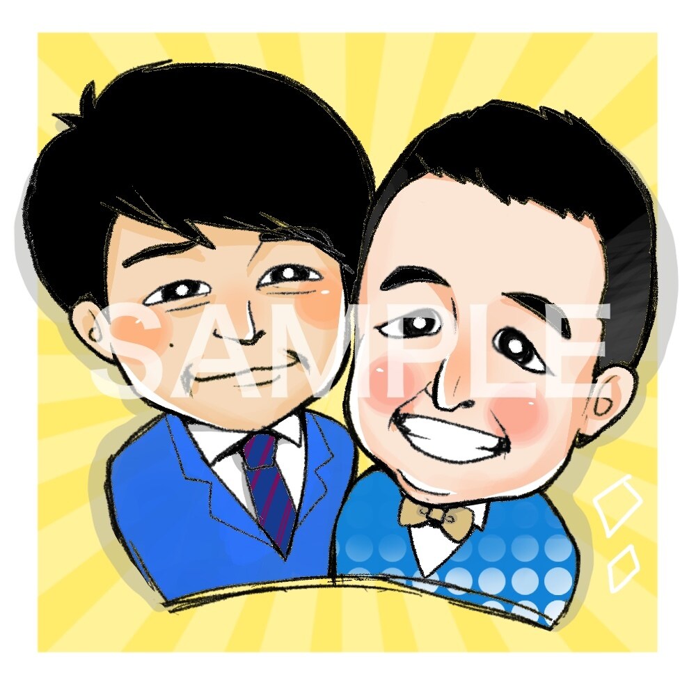 あなただけのカラフルでPOPな可愛い似顔絵描きます ブログやチラシ、名刺で活躍する愛されイラストをお届け！ イメージ2