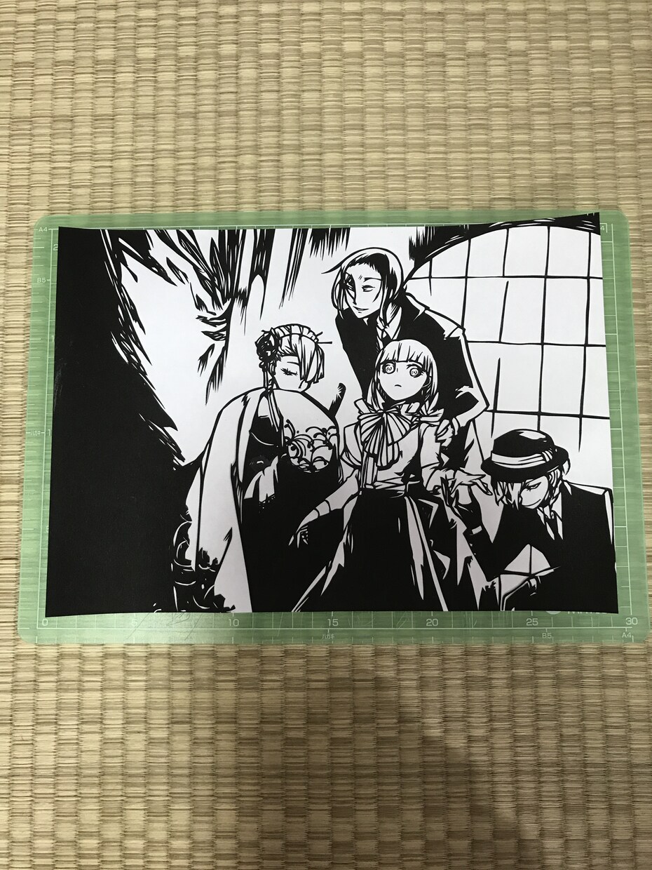 お好きな画像の切り絵をお作り致します 部屋の飾りやプレゼントに困っている方にオススメです！ イメージ6