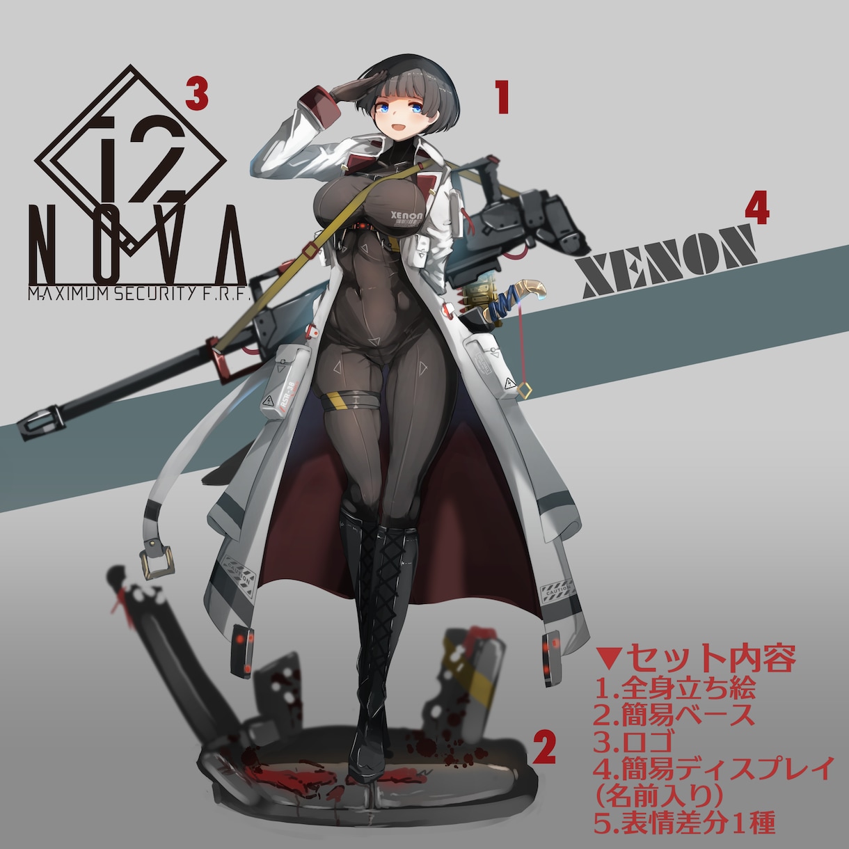 TRPG用の立ち絵作成いたします アイコン、BGMオプションつき イメージ2