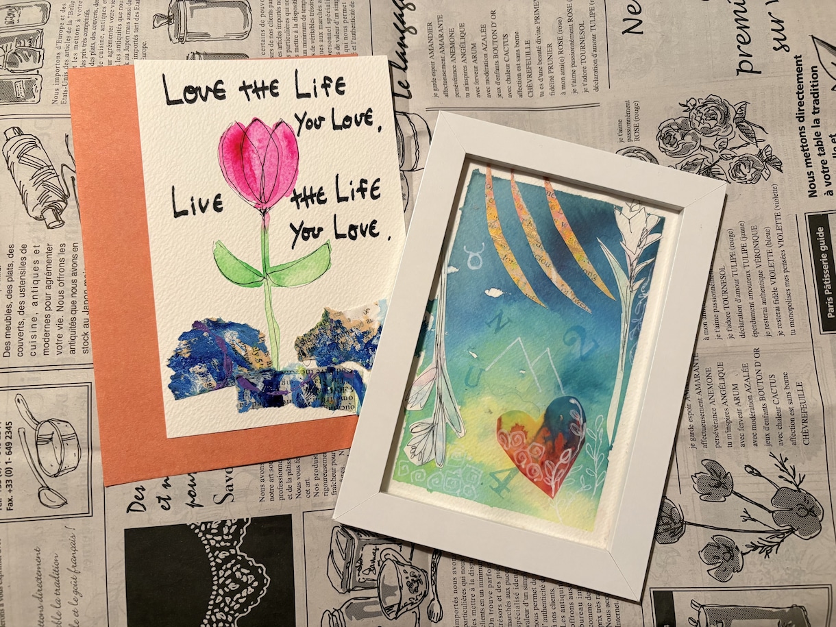 魂の色といま必要なメッセージをアートにします じぶん色で描く魂の本質とメッセージ イメージ4