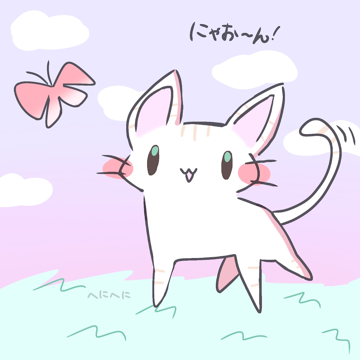 安価❗即日対応⑧枚❗ゆるかわ動物デフォルメ描きます 安価即日対応可愛い動物のゆるかわいいイラスト特に猫を描きます イメージ1