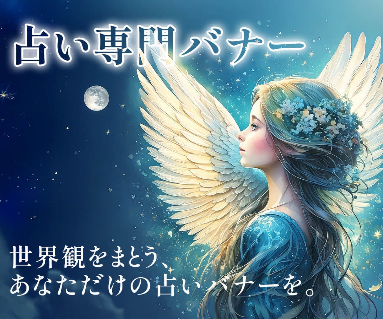 世界観をまとう、あなただけの占いバナー作ります 占いの世界観をオーダーメイドで作成します イメージ1