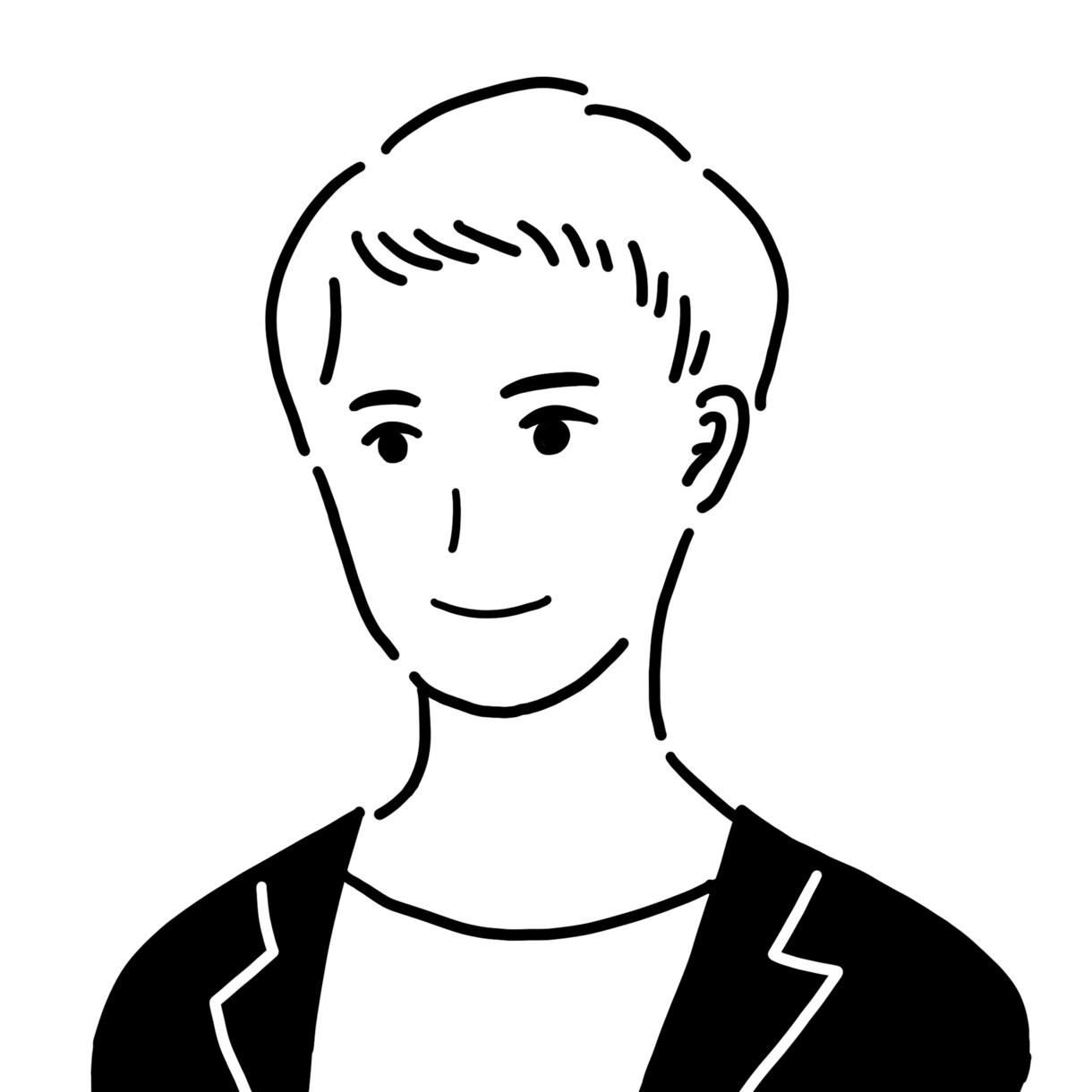 プロフィール画像＊おしゃれな似顔絵イラスト描きます 似顔絵制作の実績あります！個人・ビジネス用のSNSアイコンに イメージ4