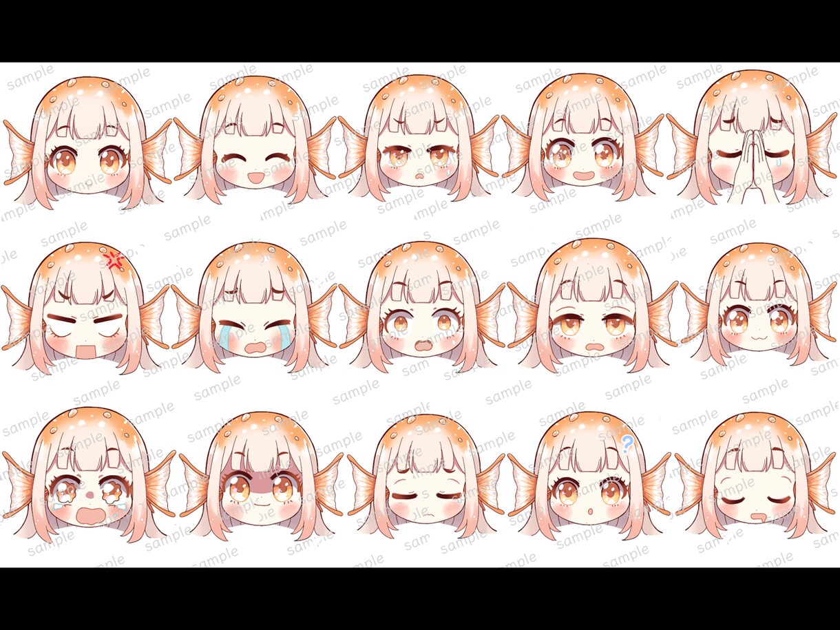 ご希望のイラストお描きします アイコン、動画、配信、歌ってみた、お祝い、キャラデザなど イメージ9