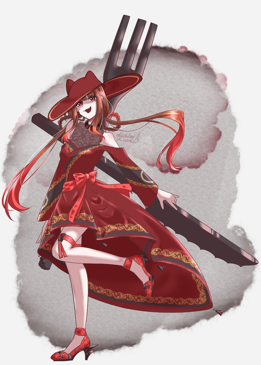 綺麗系ファンタジーな女の子を描きます あなたの好みのモチーフをかわいい女の子にデザイン！ イメージ3