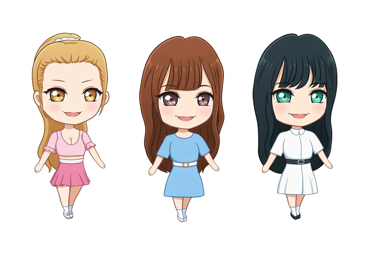 お写真からデフォルメキャラクターを制作致します 自分のデフォルメキャラクターを制作したい方へ イメージ2