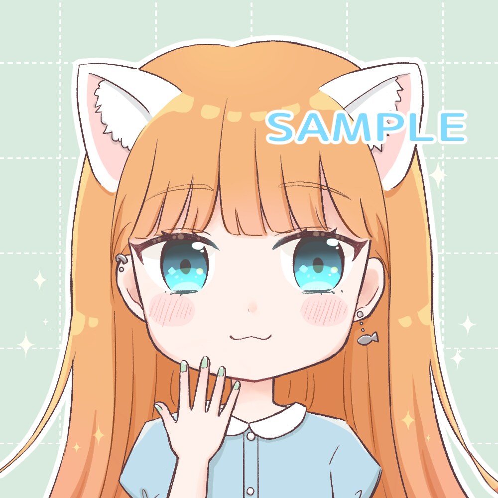 SNSブログに♡商用利用◎かわいいイラスト描きます 修正何度でも！配信やグッズに✰バストアップ～全身まで！ イメージ7
