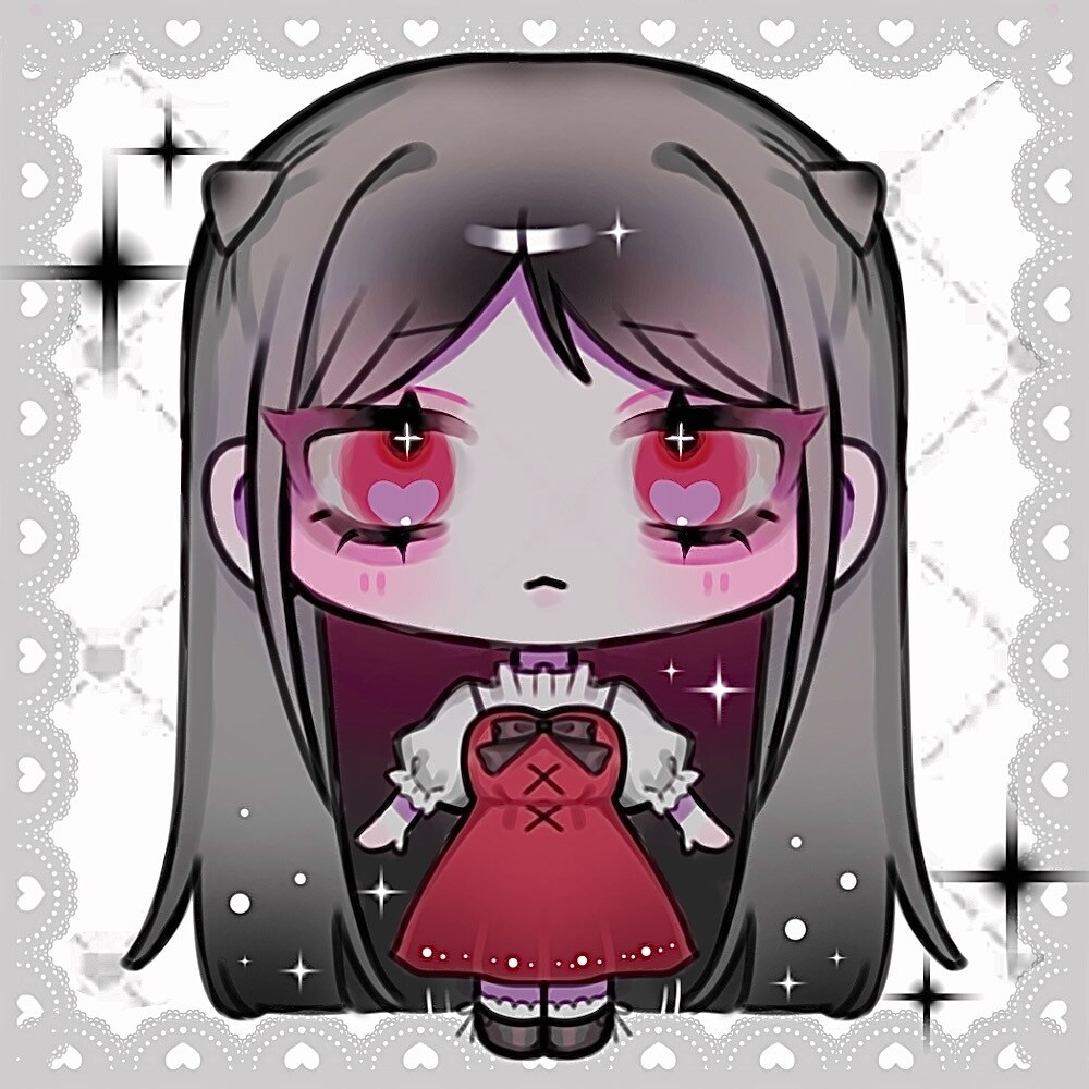 ゴスロリ風でかわいいミニキャライラスト作成します 修正無料・7日以内に納品いたします！ イメージ2
