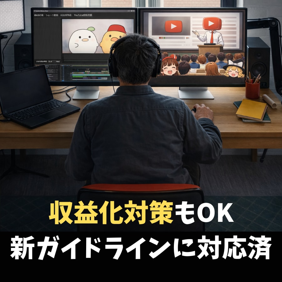 5chまとめ/反応集の自動編集ツールを販売します YouTube収益化対策済。誰でもチャンネル運営できます イメージ6