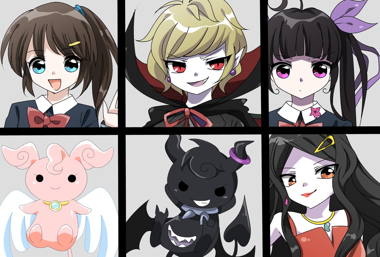アニメ風イラストを制作いたします 【アイコン・キャラデザ・1枚絵・動画用・なんでもOK！】 イメージ4