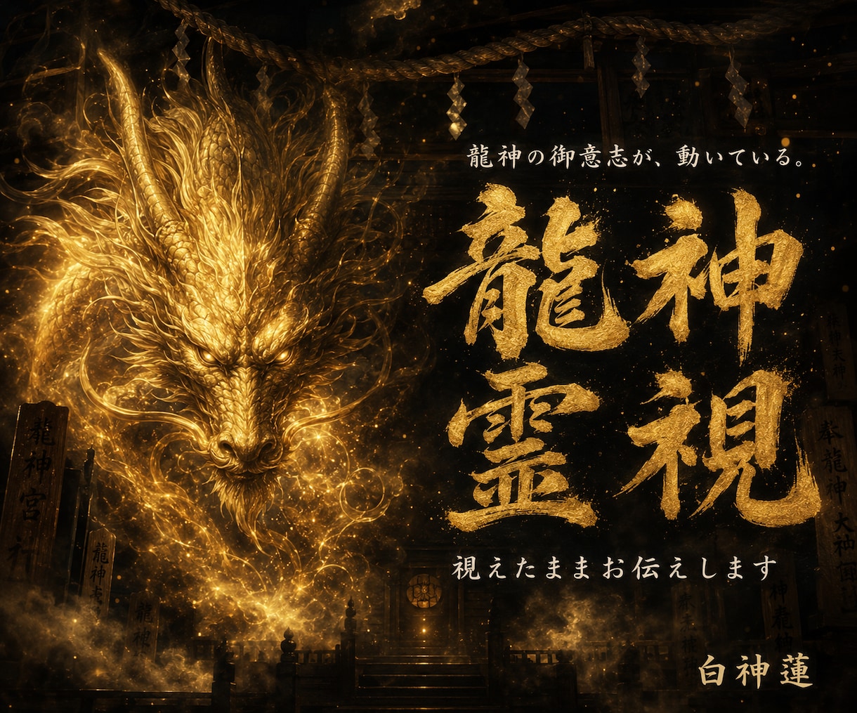 龍神の御意志|メッセージを神言霊視で視ます なぜ龍神が離れているのか、神言霊視で視えます。 イメージ1