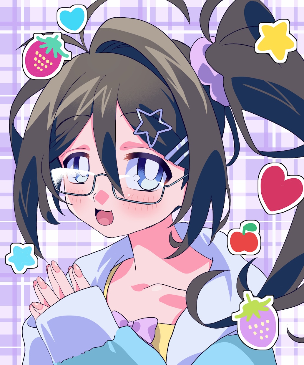 平成レトロな可愛いイラスト描きます アニメ塗りで懐かしさのある絵柄！ イメージ1