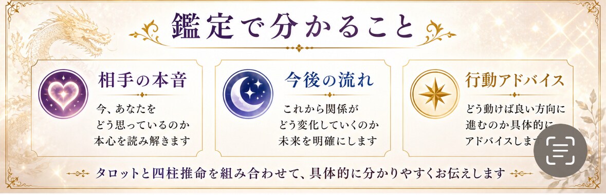 彼の本音と今後をタロットで鑑定します 今の気持ちと未来を具体的にお伝えします イメージ3