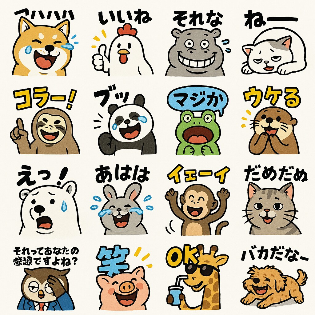 LINEスタンプの素材作成します LINEスタンプ用の素材を即日作成いたします イメージ5