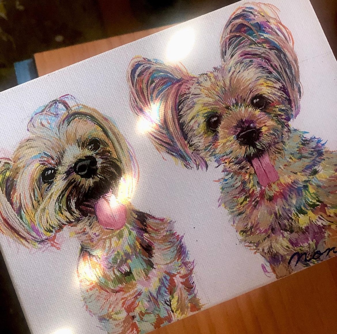 ペット似顔絵描きます 大切なペットを色鮮やかに世界に一つだけのアートを描きます！ イメージ5